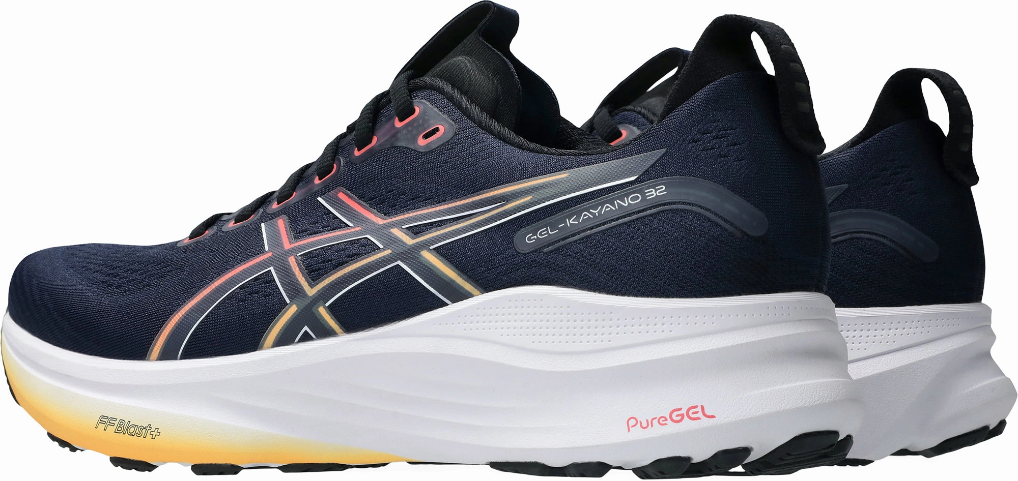 Blister Prevention Lining Asics Gel Kayano 32 Mens Running Shoes - Blue