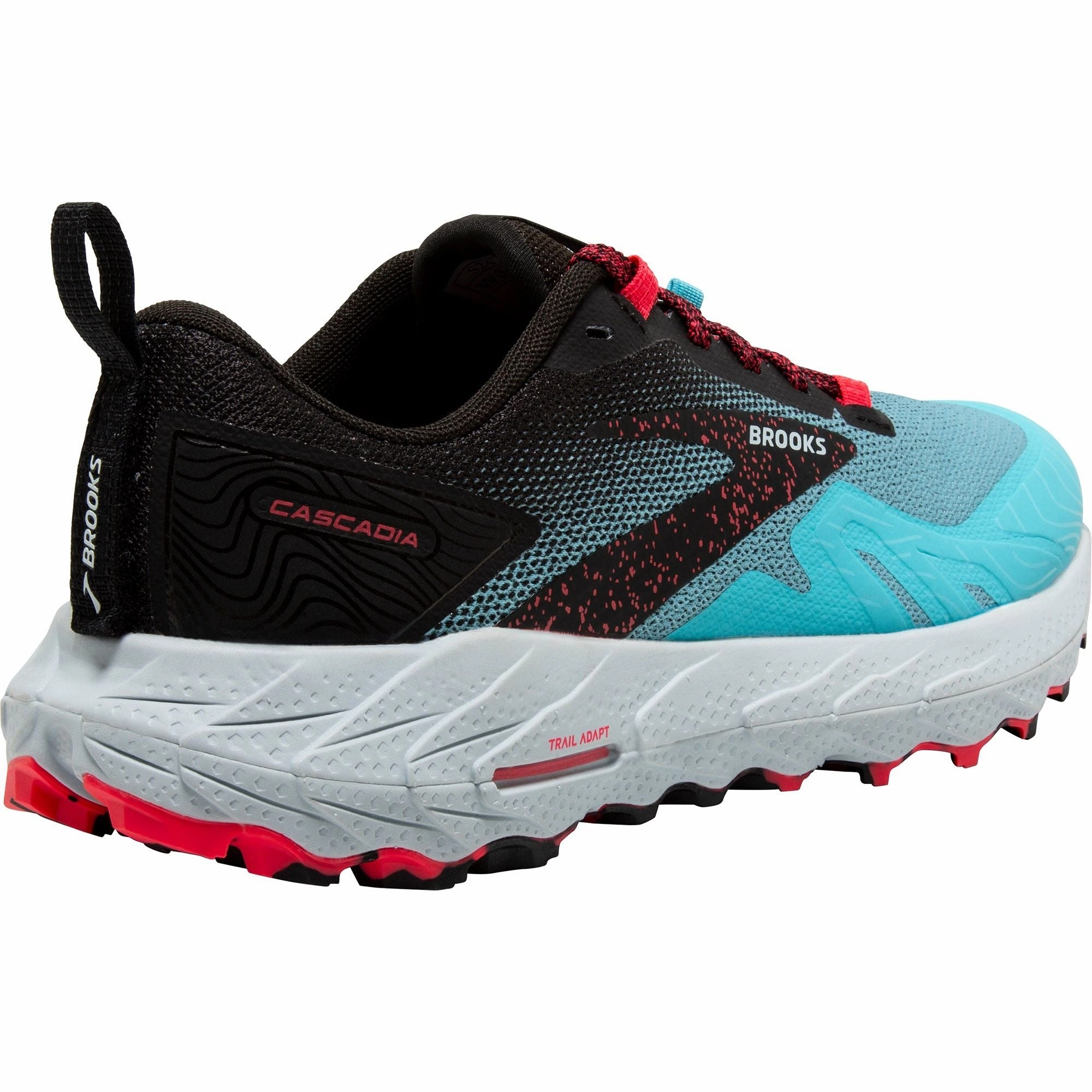 Brooks Cascadia 17 Womens Trail Running Shoes - Blue ultramarathon running Anti Fatigue Technology