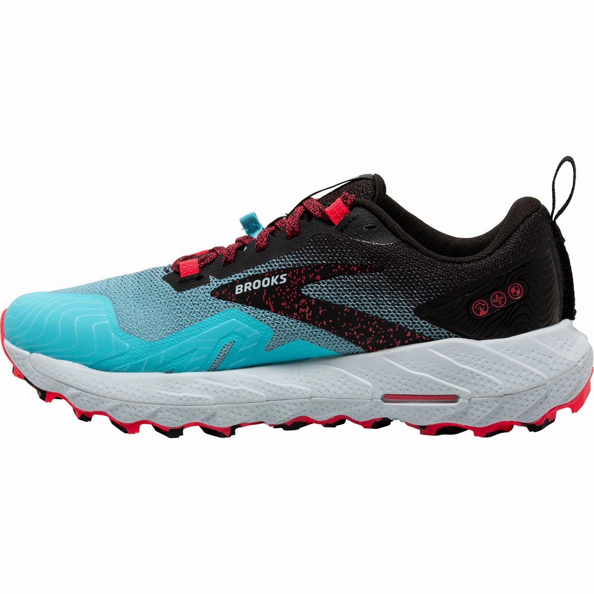 Brooks Cascadia 17 Womens Trail Running Shoes - Blue Lightweight Stability Plate padded - comfort shoes