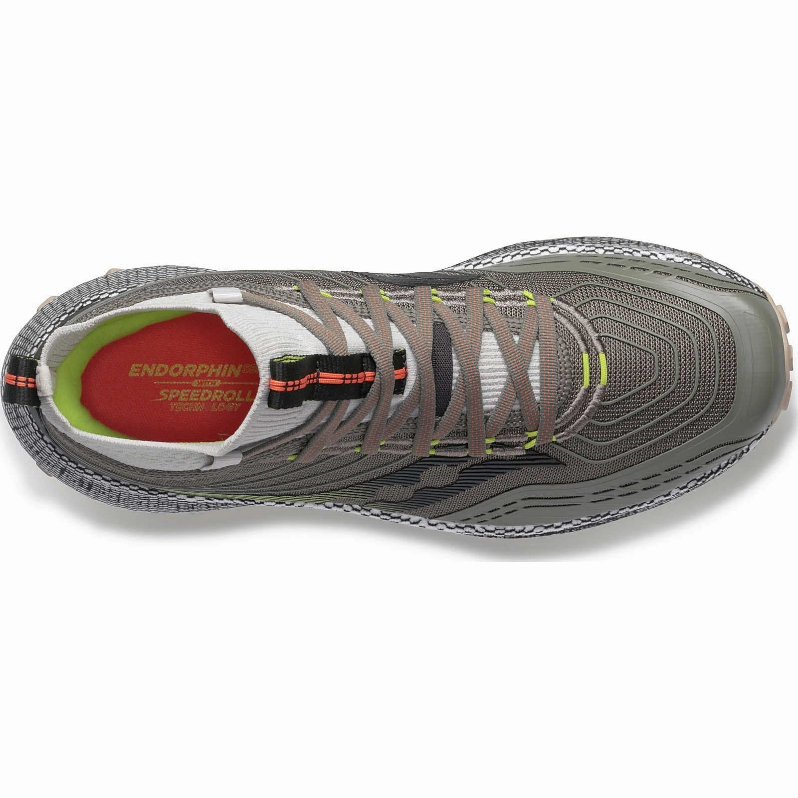 Saucony Endorphin Mid Mens Trail Running Shoes - Green running for a way to stay involved in sports road - friendly