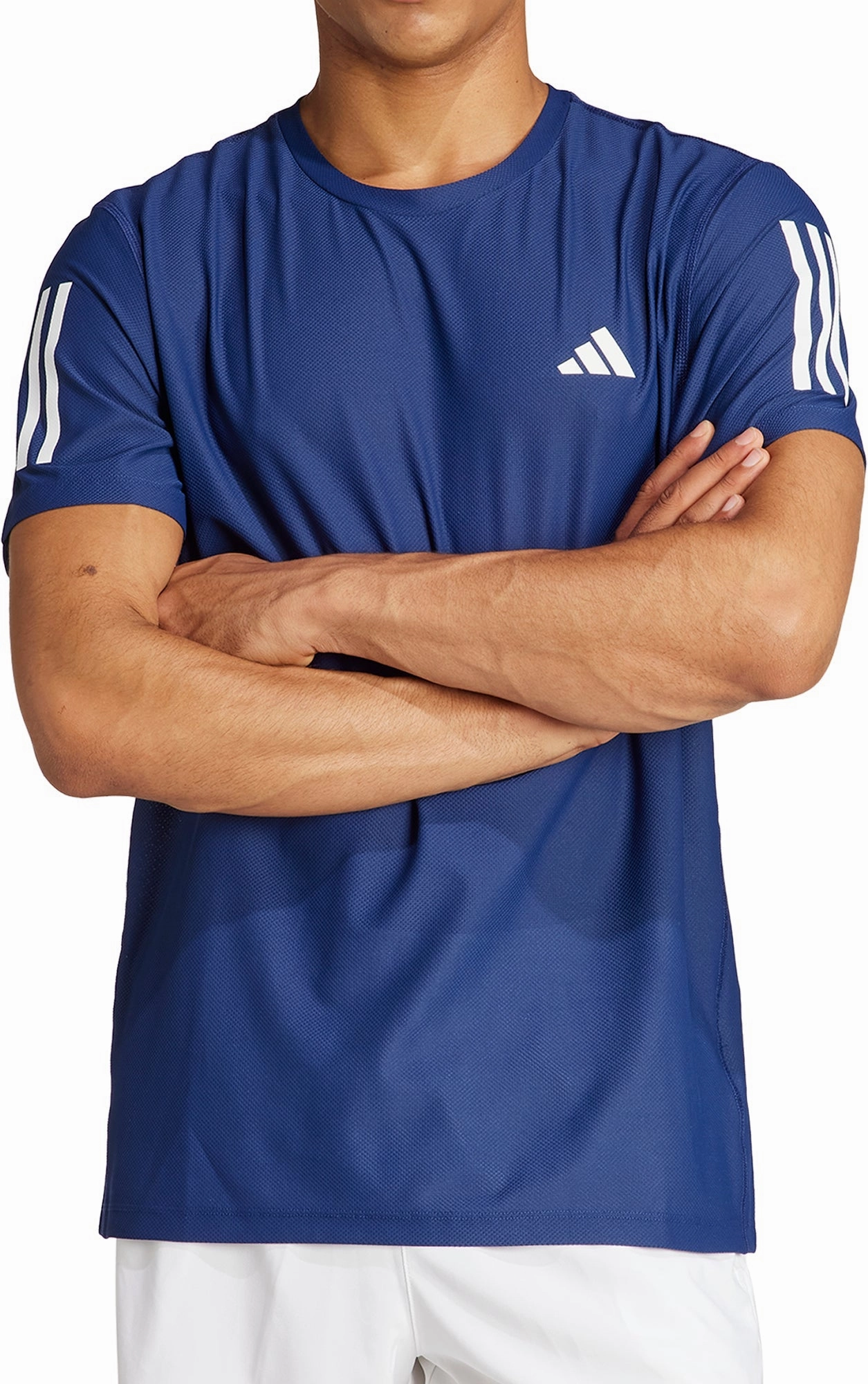Durable Wear adidas Own The Run Short Sleeve Mens Running Top - Blue