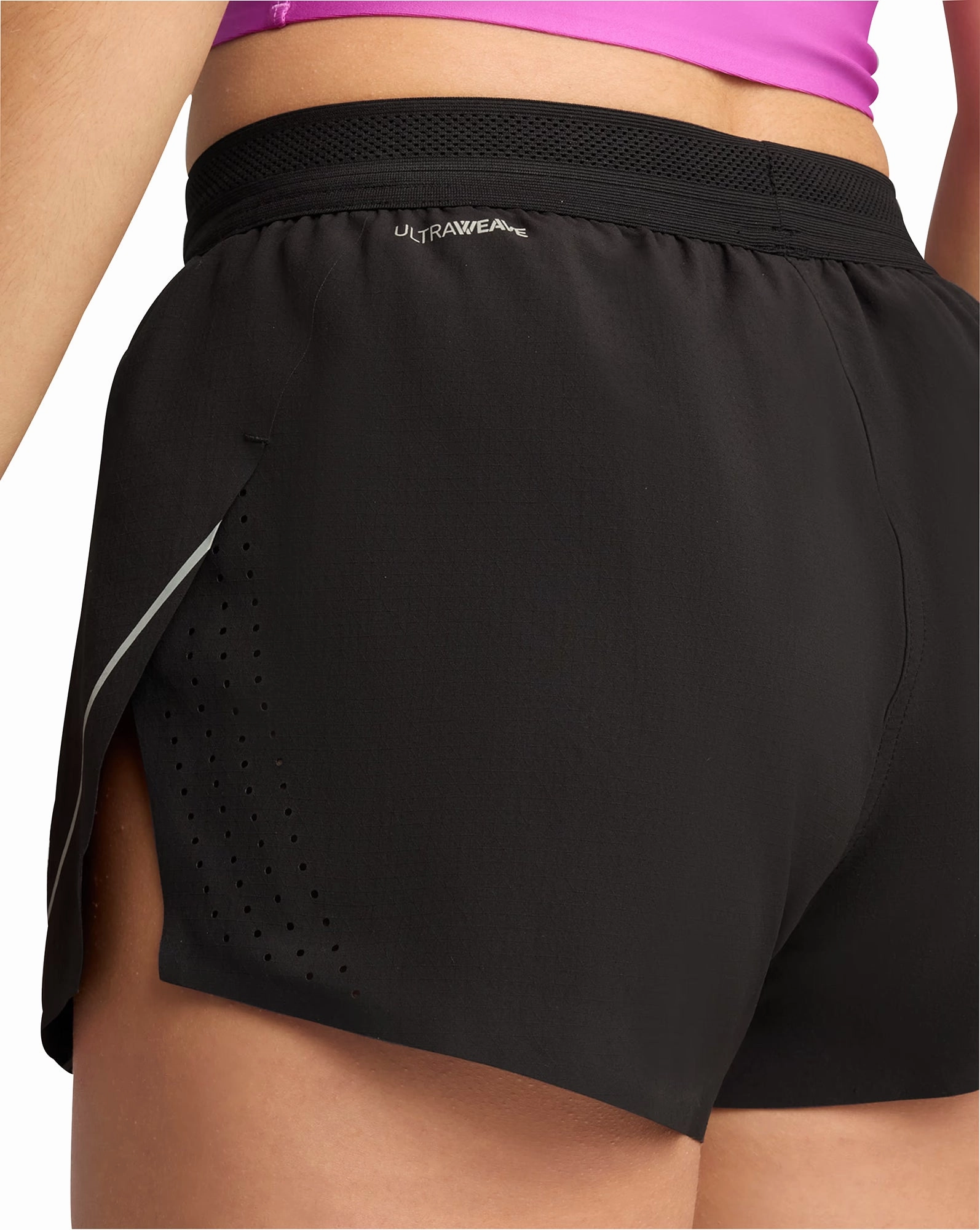 Puma Raceday UltraWeave 3 Inch Womens Split Running Shorts - Black Practical Wear formal shorts