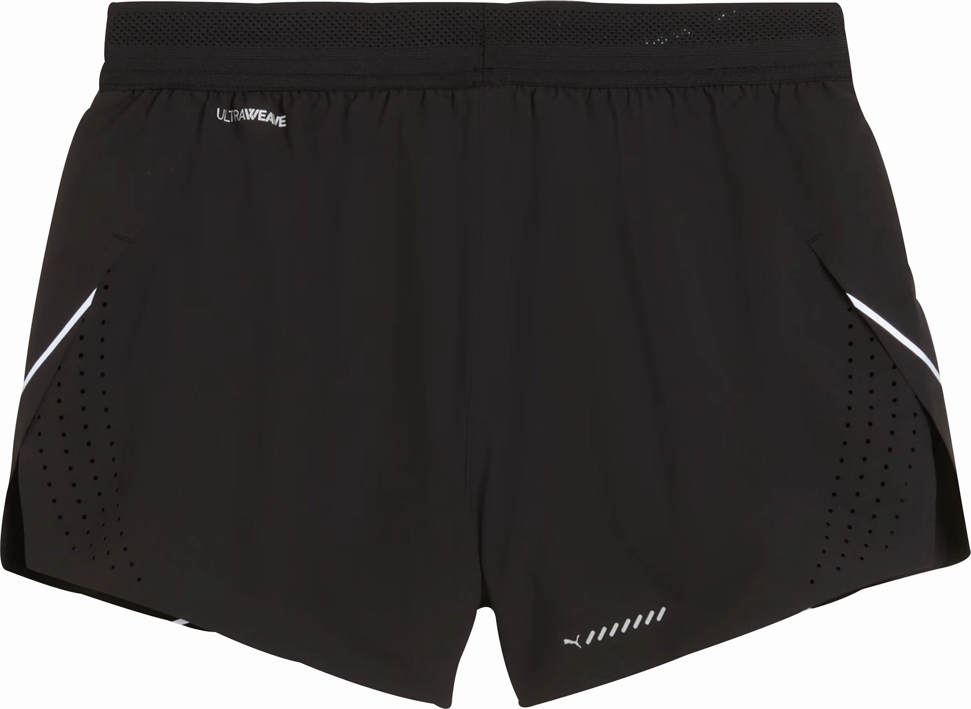 Puma Raceday UltraWeave 3 Inch Womens Split Running Shorts - Black Office Attire