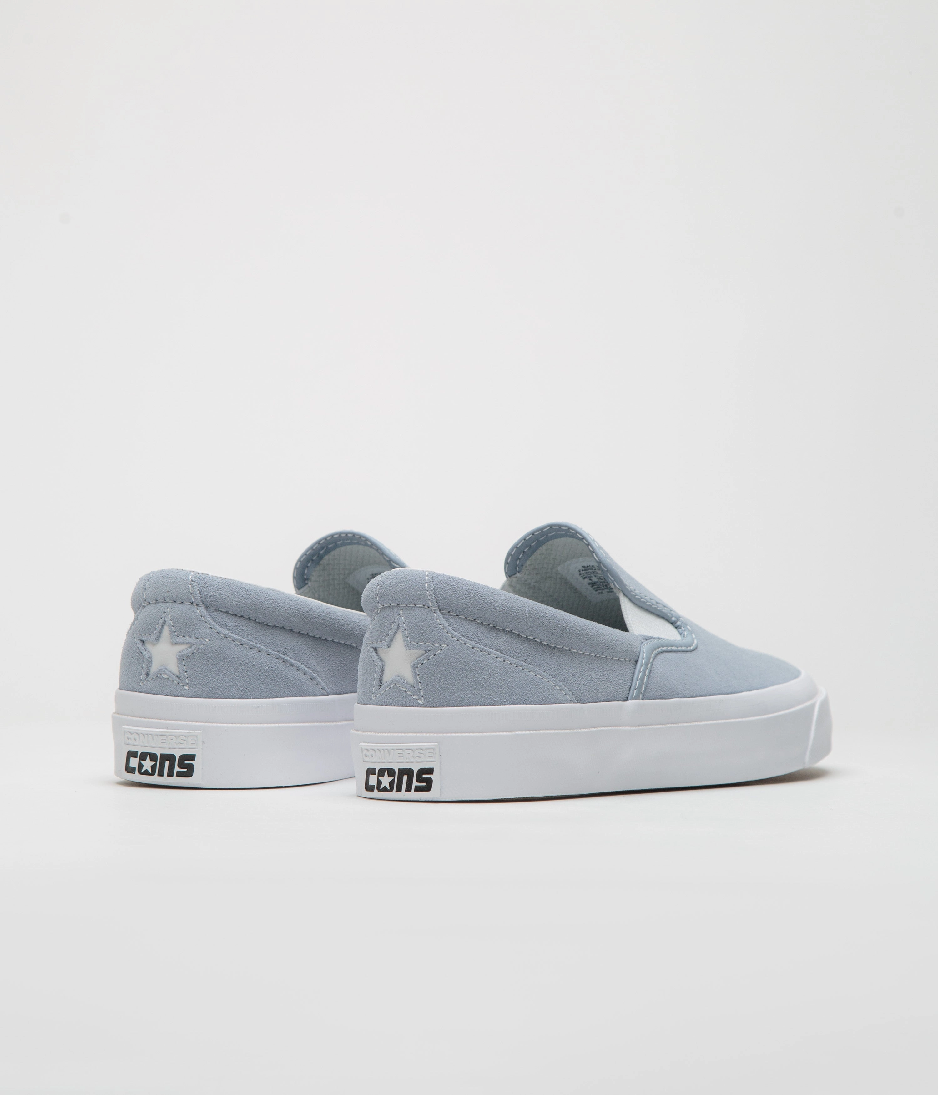 Converse One Star CC Slip Pro Shoes - Wet Stone / White / White Skate Comfort Active Grip
