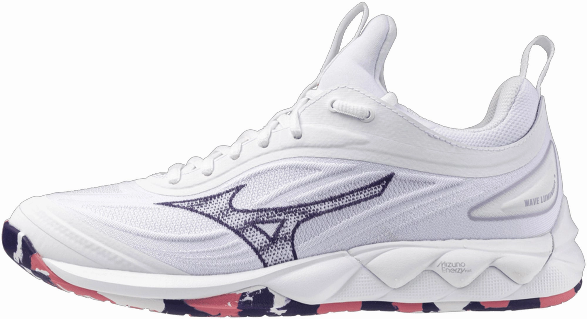 Easy Grip Basic Style Mizuno Wave Luminous 3 Womens Court Shoes - White