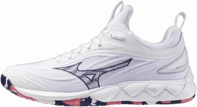 Easy Grip Basic Style Mizuno Wave Luminous 3 Womens Court Shoes - White