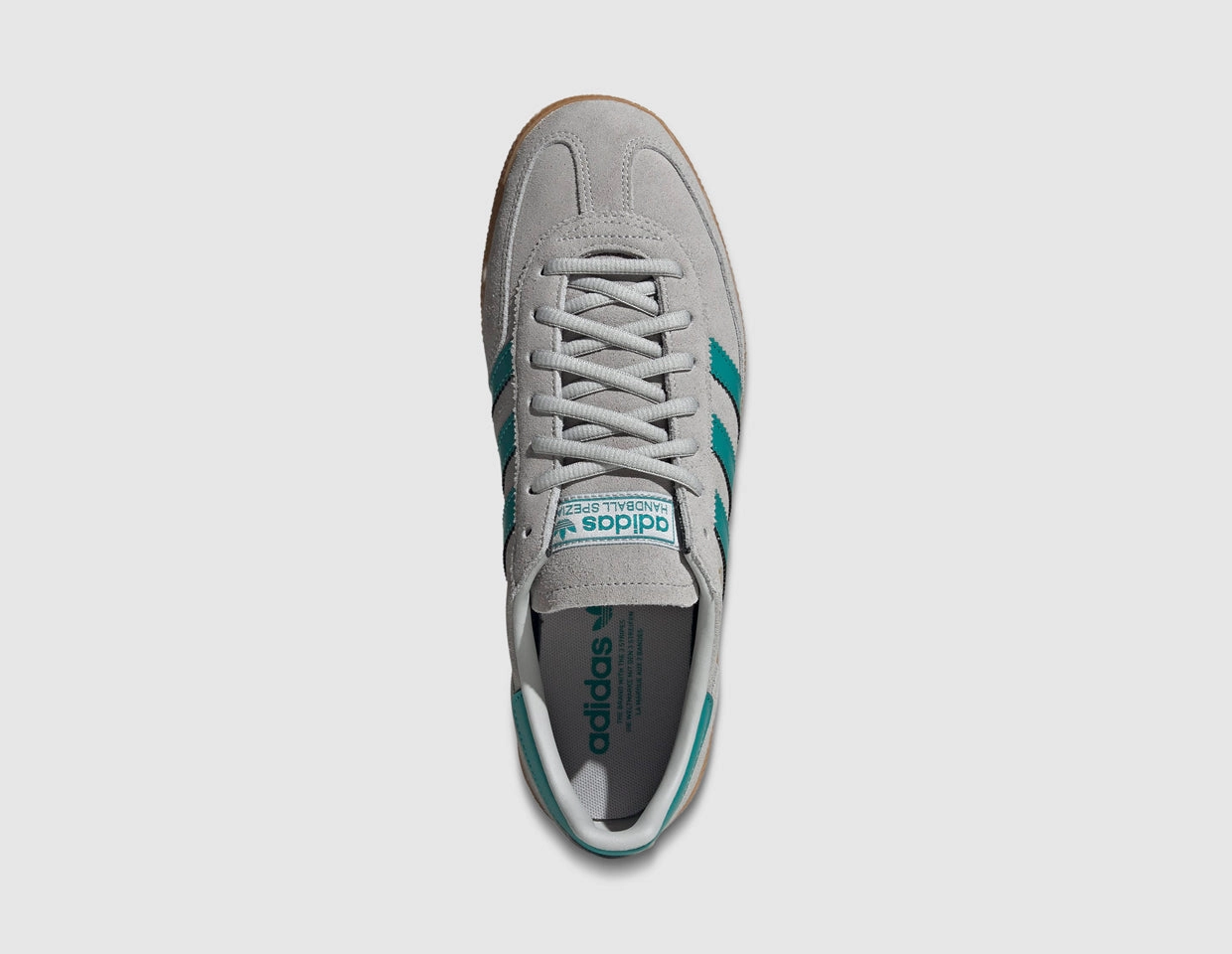 adidas Originals Handball Spezial Grey / Pure Tea - Gold LowTop windy weather