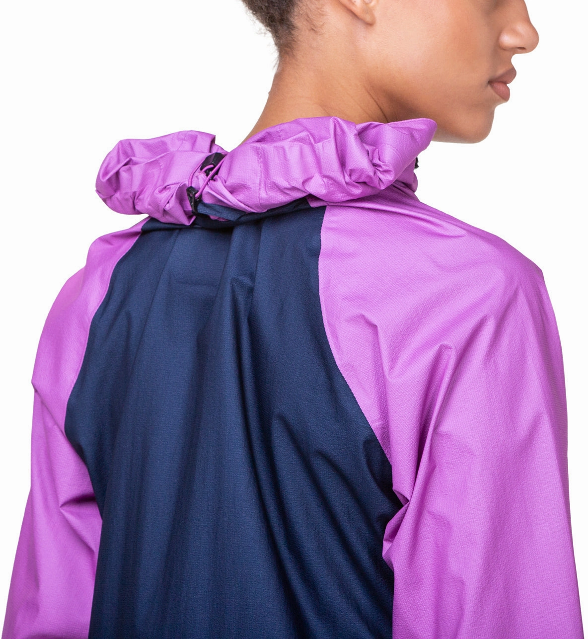 Ronhill Tech Fortify Waterproof Womens Running Jacket - Blue Zip Front Cool Ready