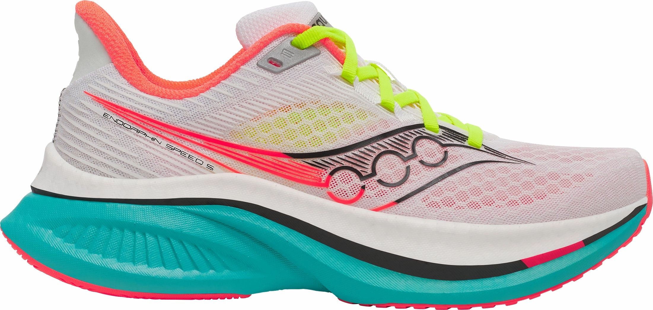 Adaptive Ease Easy Slip On Saucony Endorphin Speed 5 Womens Running Shoes - White