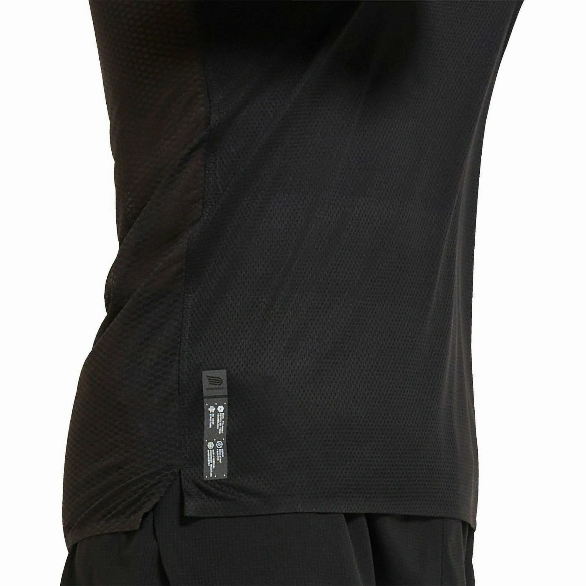 Pressio Arahi Womens Running Vest Tank Top - Black Transparency