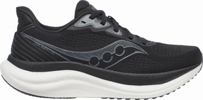 Saucony Triumph 23 WIDE FIT Womens Running Shoes - Black AnkleSupport