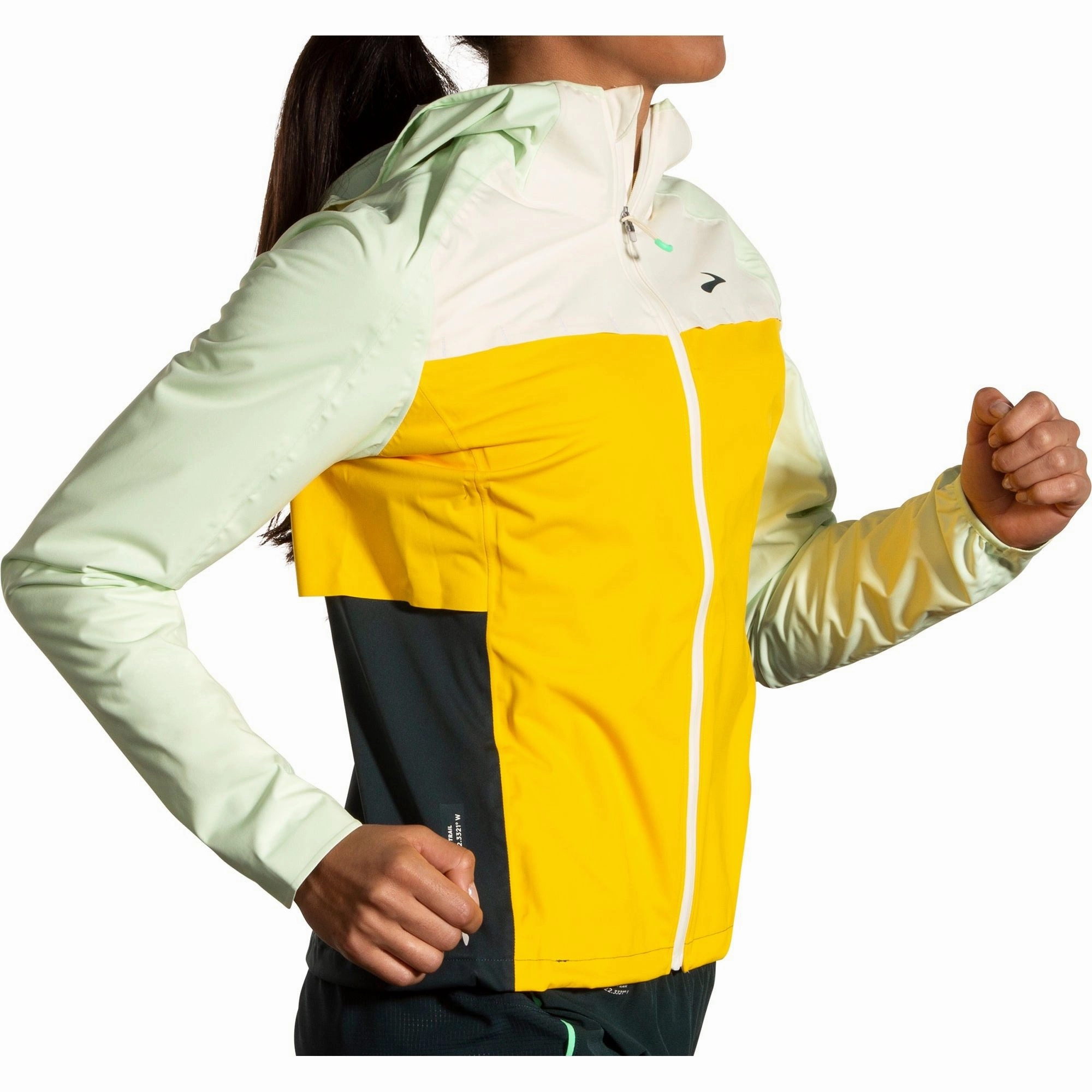 Brooks High Point Waterproof Womens Running Jacket - Yellow Cool Ready