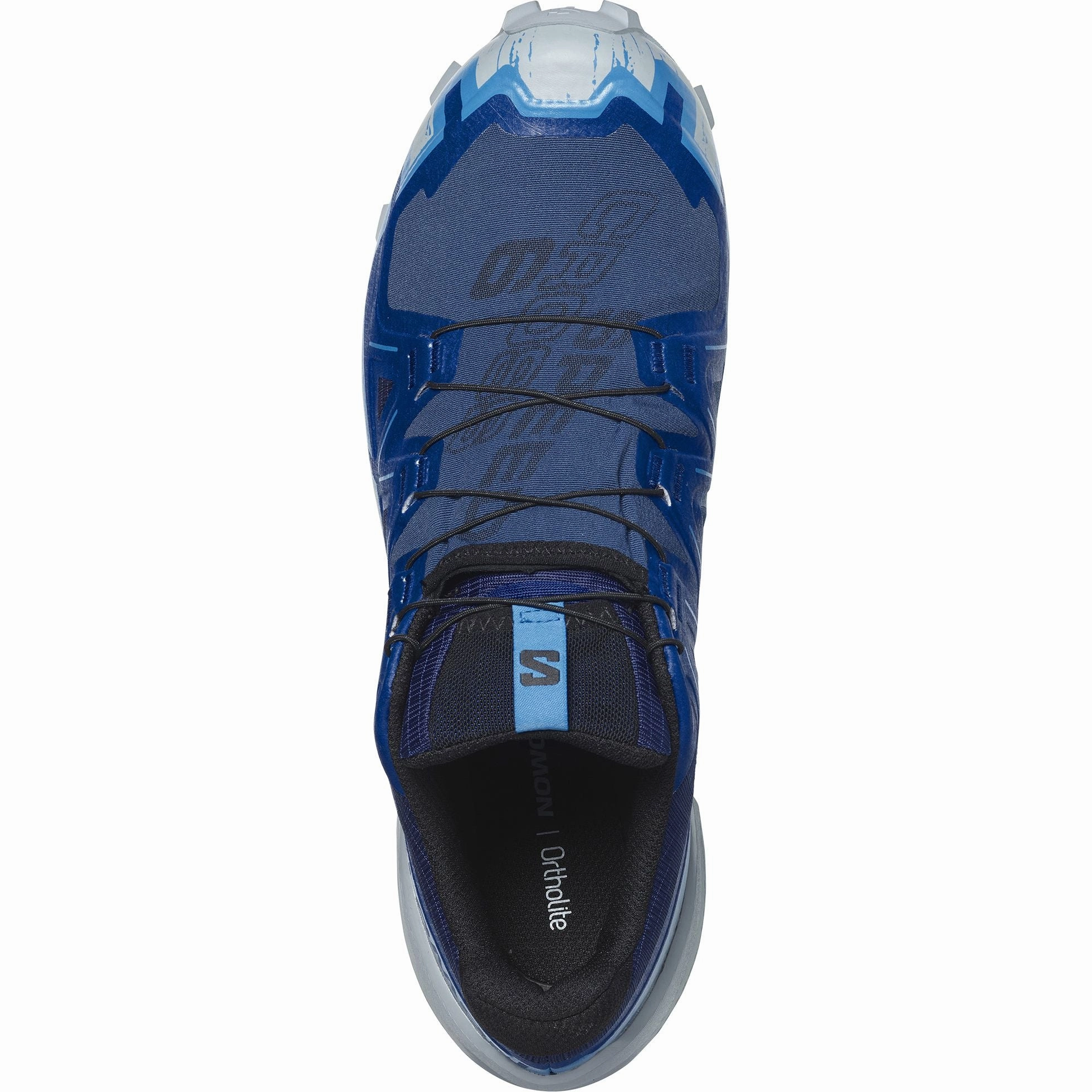 Salomon Speedcross 6 GORE-TEX Mens Trail Running Shoes - Blue Good Traction