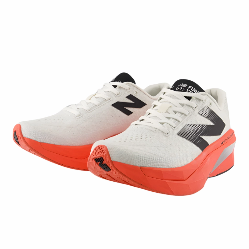 New Balance Men's Fuelcell Supercomp Trainer v3 Running Shoes in Urgent Red/Sea Salt/Black AW25 EVA - midsole - comfort - cushion shoes