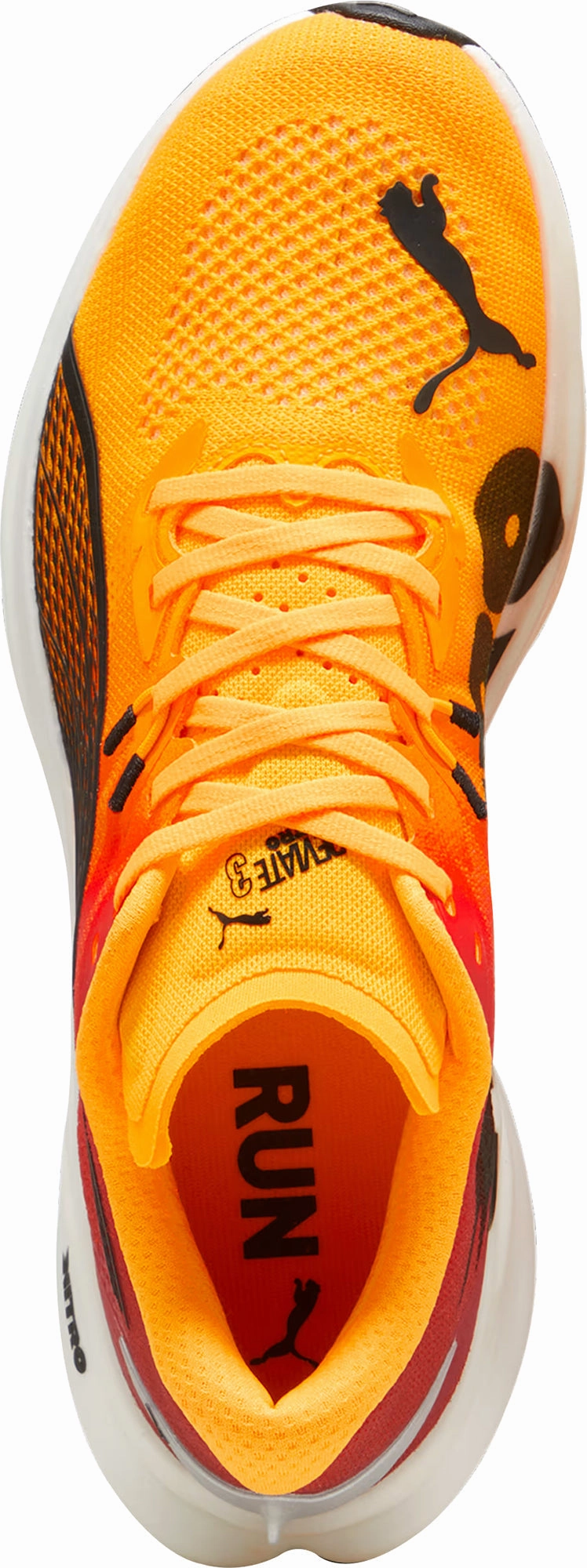 Puma Deviate Nitro 3 Womens Running Shoes - Orange Flex Comfort
