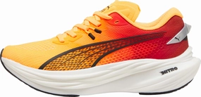 Puma Deviate Nitro 3 Womens Running Shoes - Orange Impact Resistant Cushioning Fresh Walks