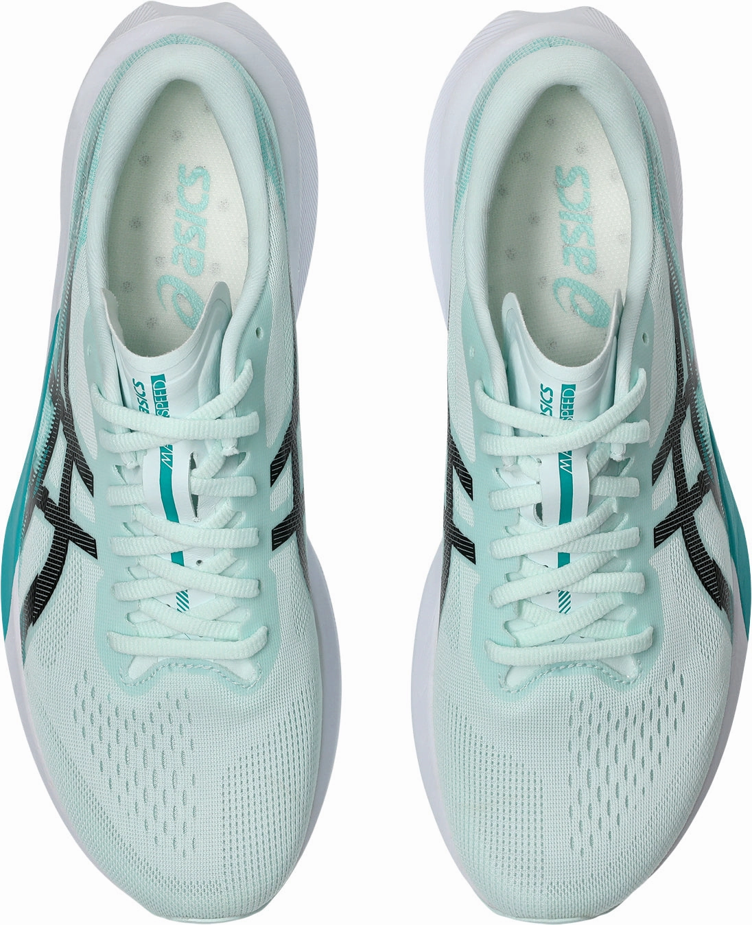 flat surface running Asics Magic Speed 4 Mens Running Shoes - Green