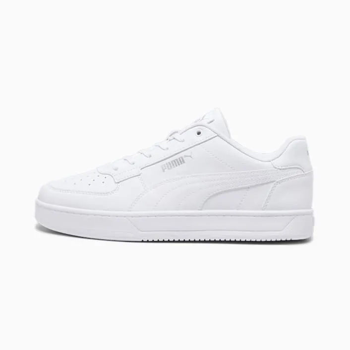 Puma Men's Caven 2.0 White Sneaker Shoes Leather Cool Everyday Move