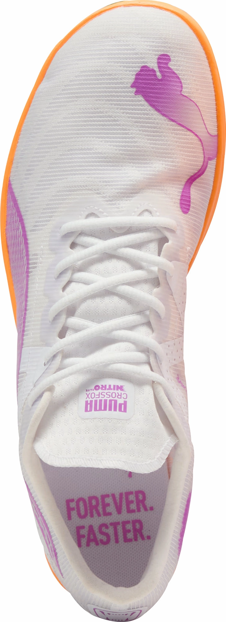 Secure Wrap Dynamic support Puma Crossfox Nitro Elite Cross Country Running Spikes - White