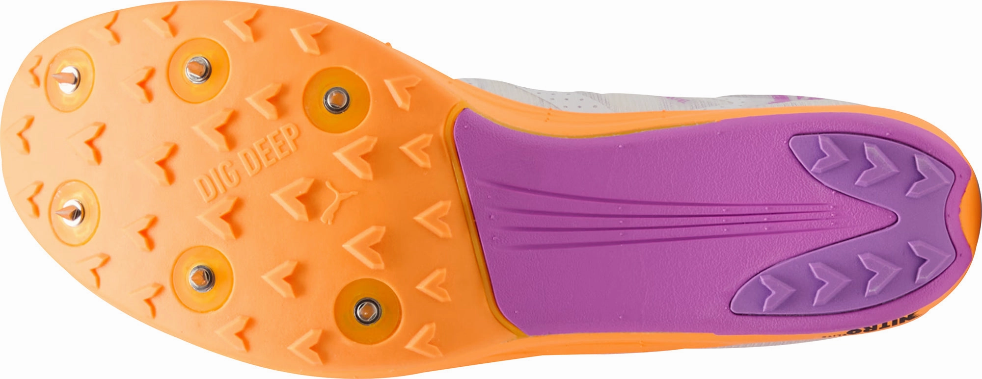 Pro Level Puma Crossfox Nitro Elite Cross Country Running Spikes - White