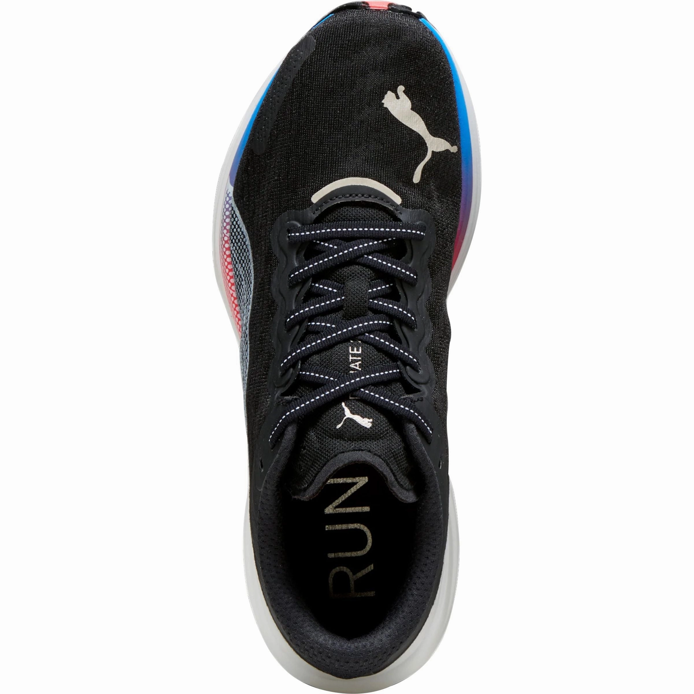 Modern Non Irritating Stitching Puma Deviate Nitro 2 Mens Running Shoes - Black