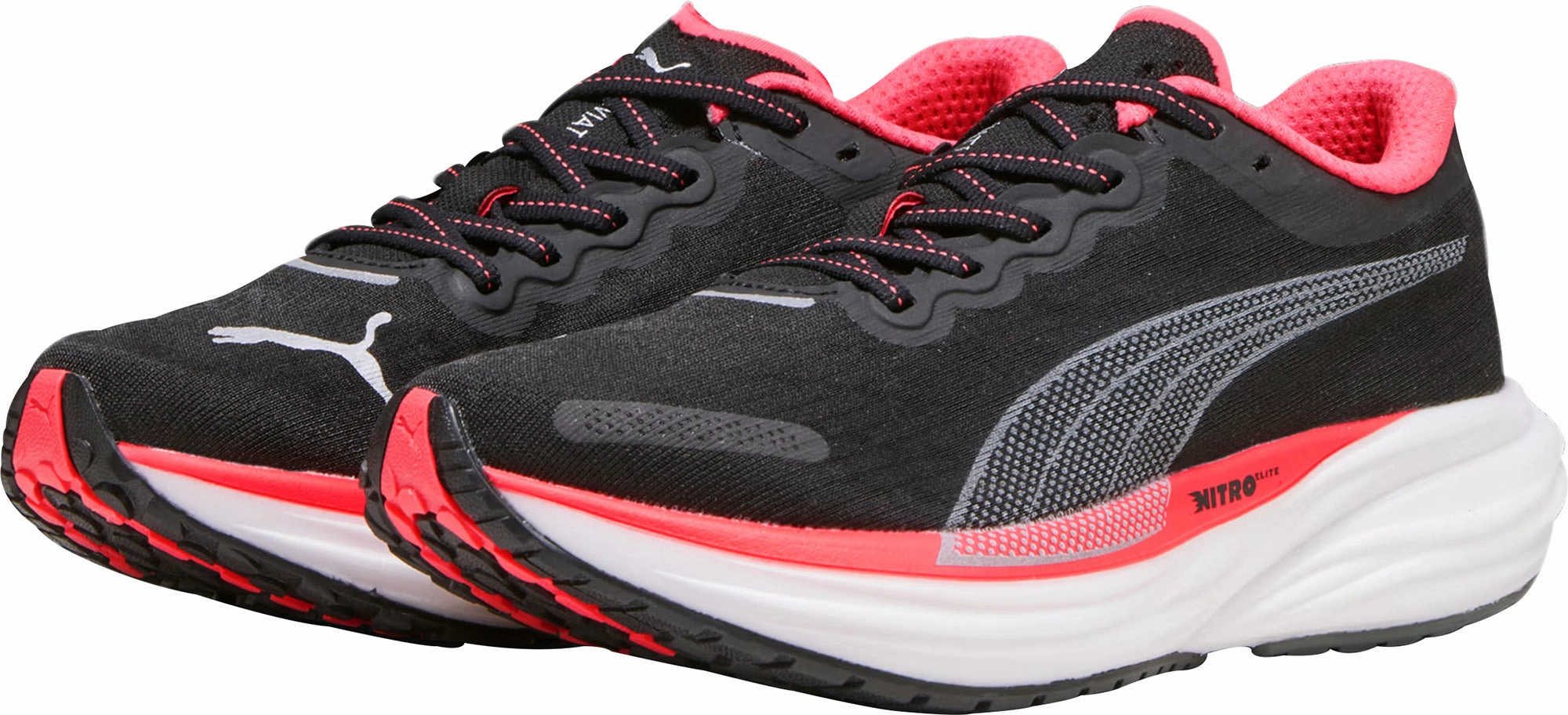 Dynamic Response Technology Puma Deviate Nitro 2 Womens Running Shoes - Black
