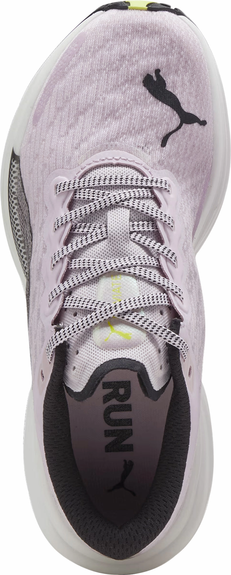 Curved Heel Construction Puma Deviate Nitro 2 Womens Running Shoes - Purple