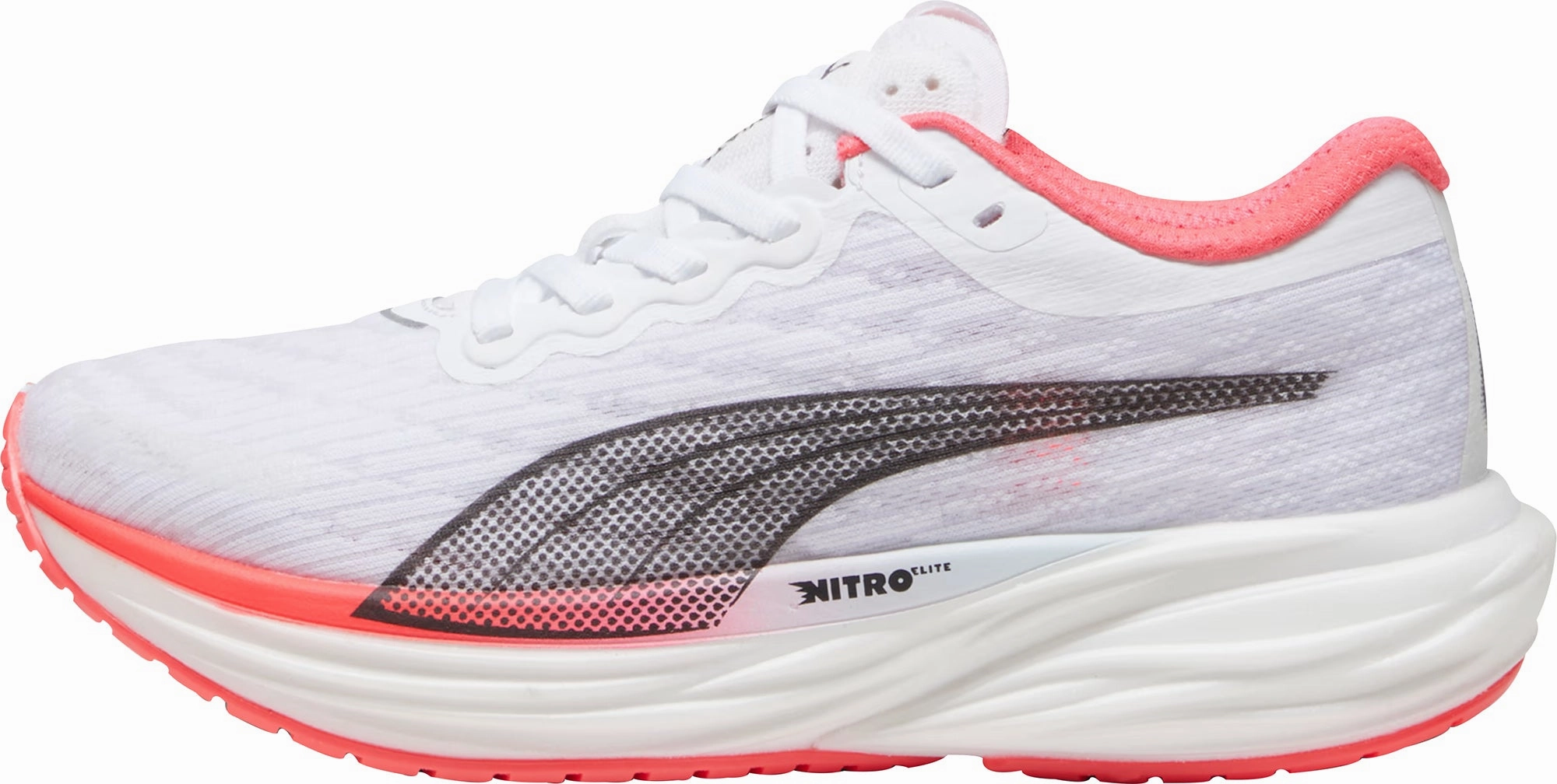 Unique Sole Puma Deviate Nitro 2 Womens Running Shoes - White
