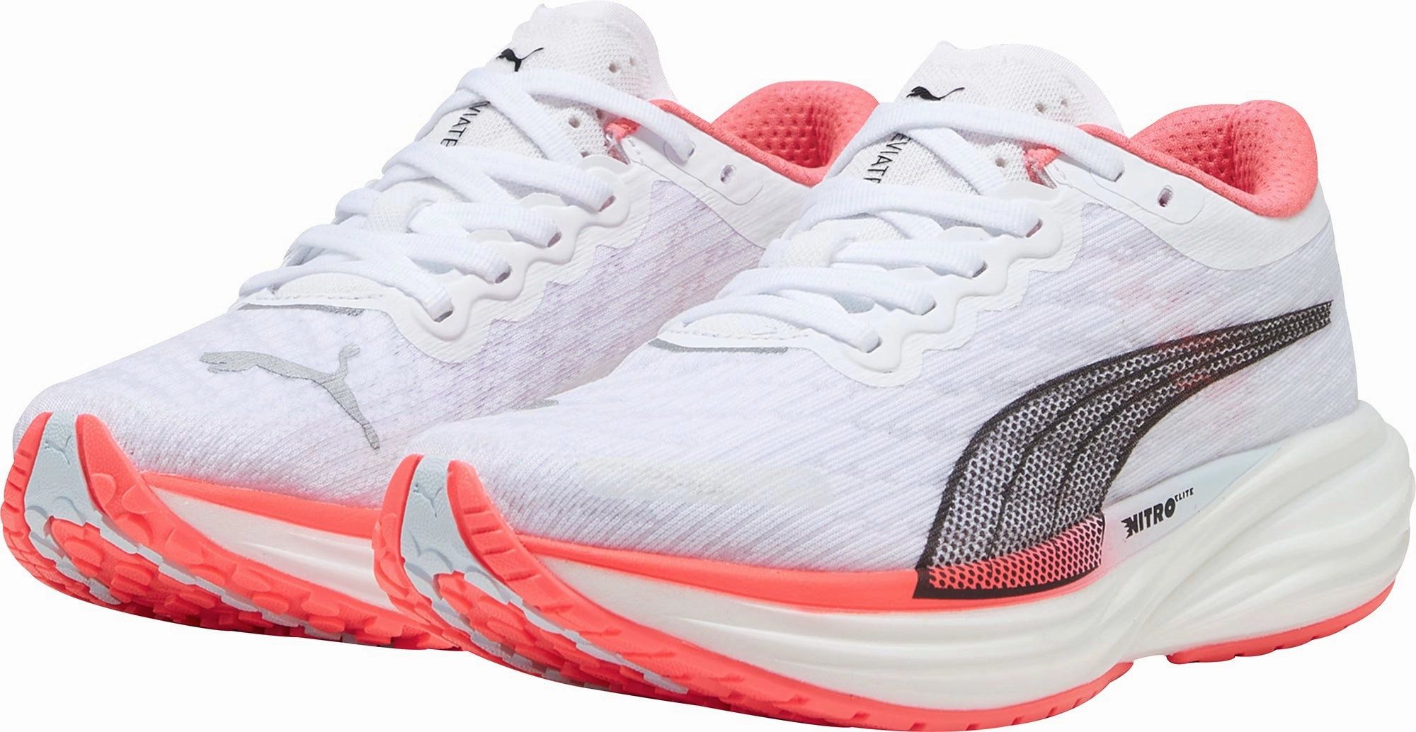 Rush Hour Puma Deviate Nitro 2 Womens Running Shoes - White