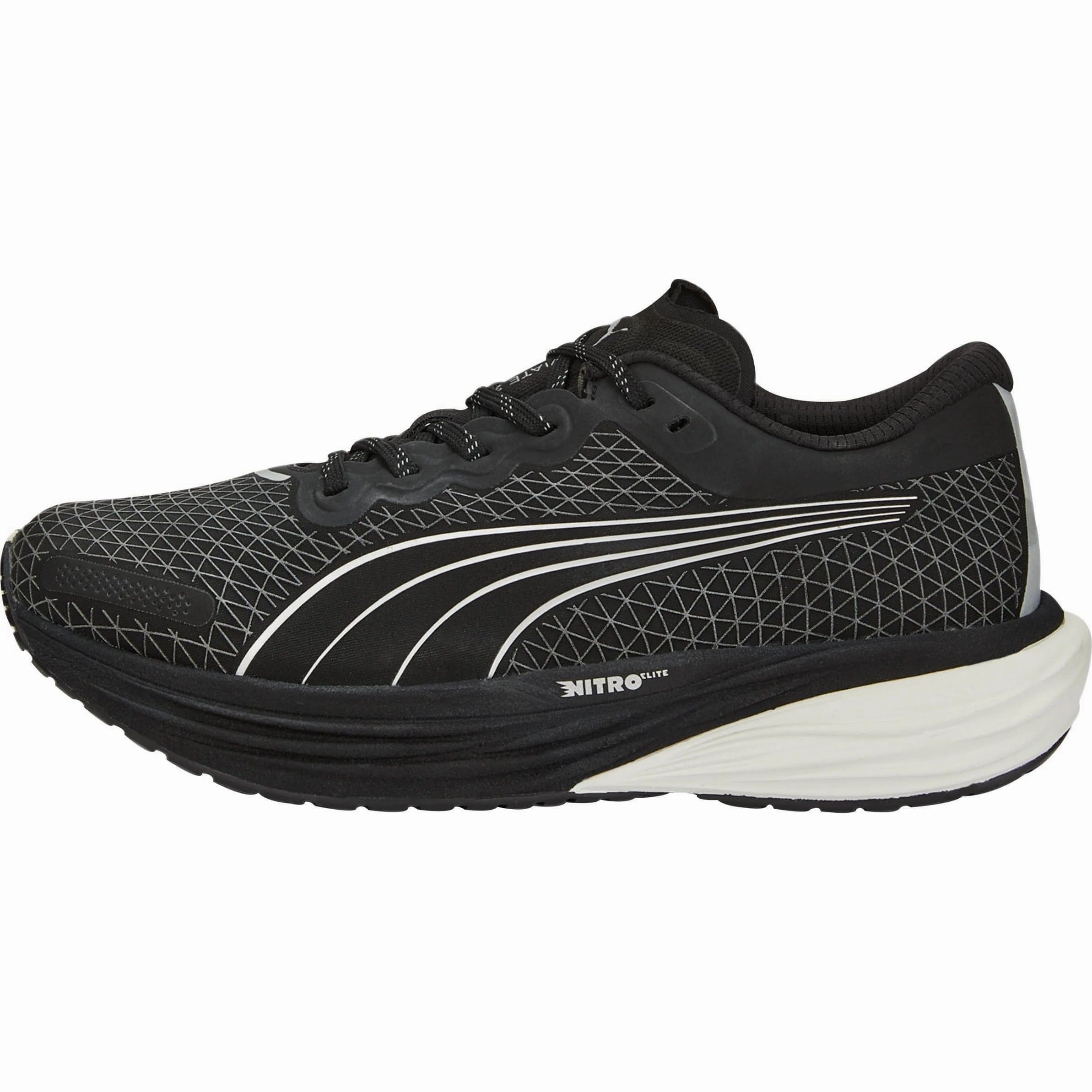 Puma Deviate Nitro 2 WTR Womens Running Shoes - Black running for a way to stay fit Midfoot Focus
