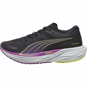Puma Deviate Nitro 2 WTRepel Womens Running Shoes - Black Timeless lining