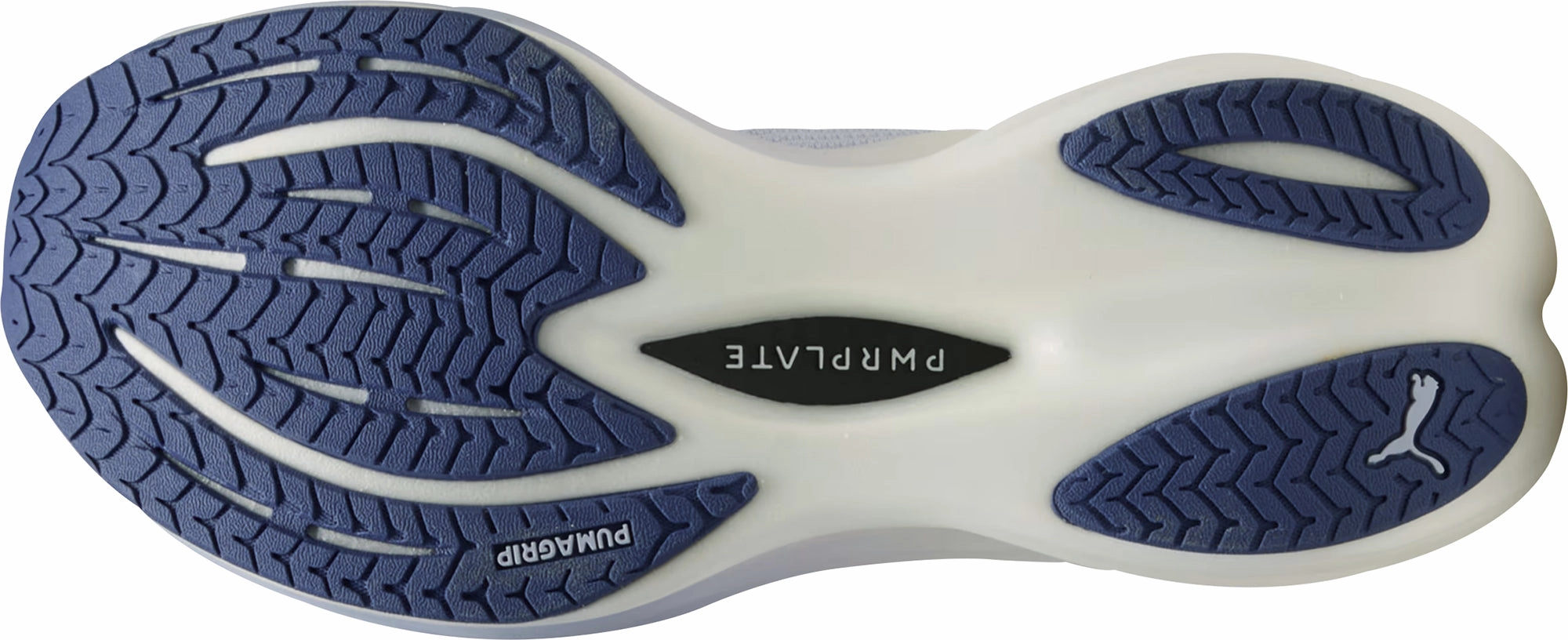 Snug Heel Lock Fit Puma Deviate Nitro 3 Womens Running Shoes - Blue