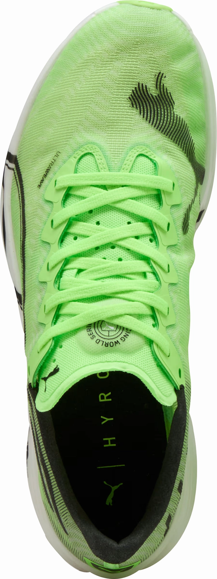 Puma Deviate Nitro Elite 3 HYROX Mens Running Shoes - Green rainy breathable lining shoes