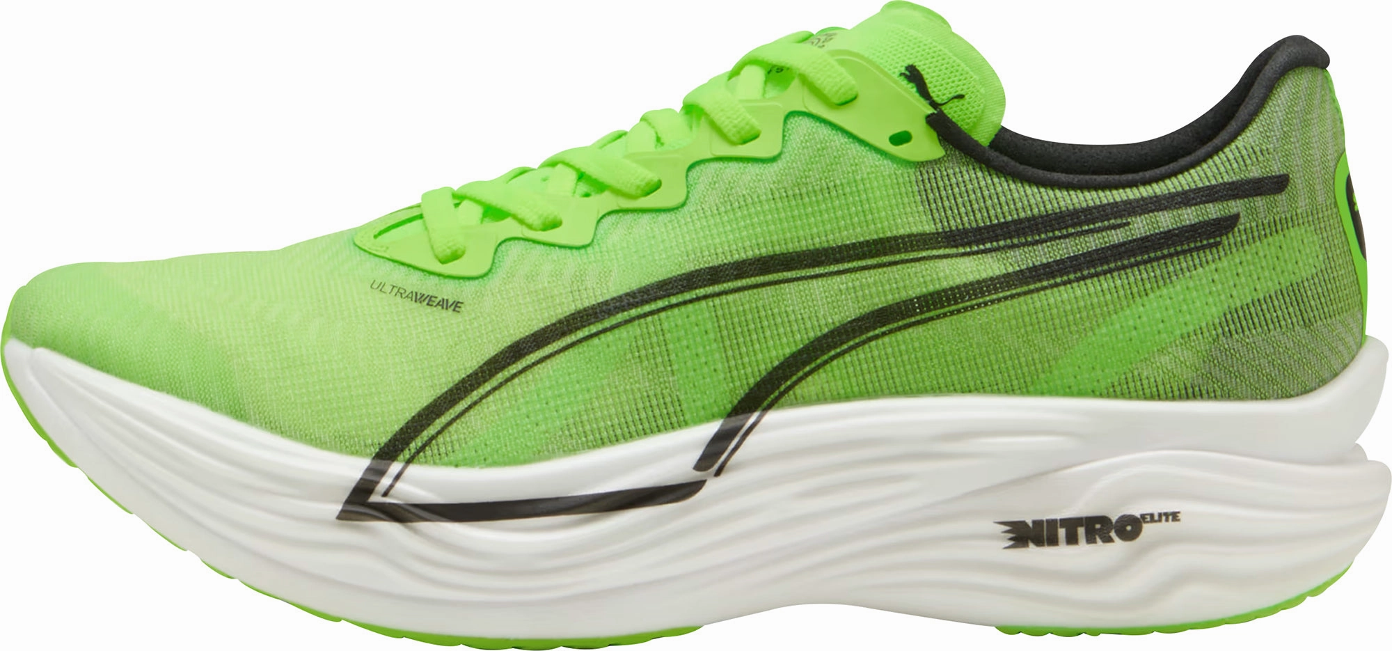 Dependable quality cross - country runner Puma Deviate Nitro Elite 3 HYROX Mens Running Shoes - Green