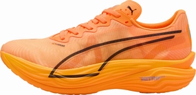 Puma Deviate Nitro Elite 3 Mens Running Shoes - Orange gel - cushion shoes