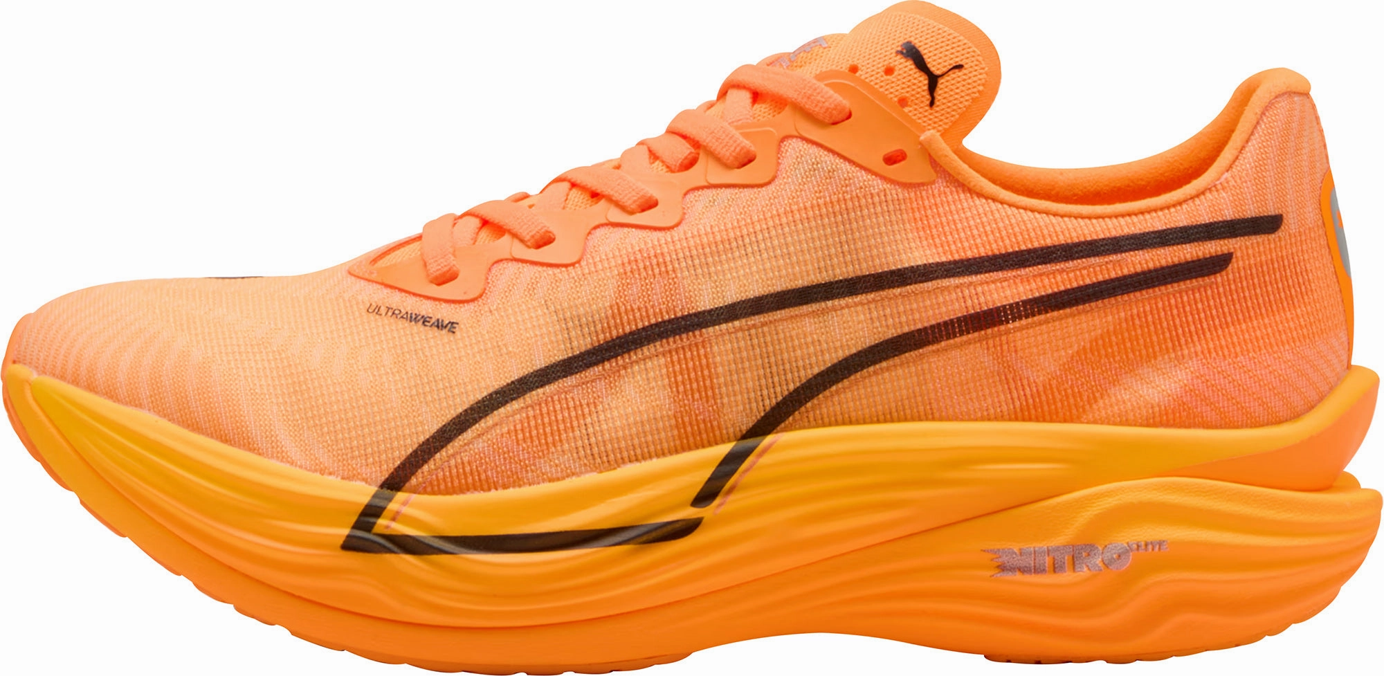 Puma Deviate Nitro Elite 3 Mens Running Shoes - Orange gel - cushion shoes