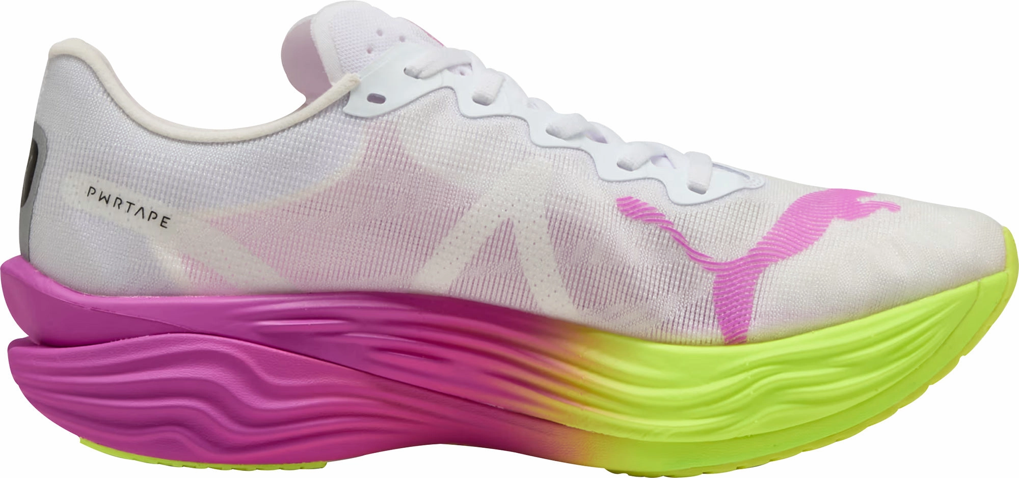 Puma Deviate Nitro Elite 3 Mens Running Shoes - White 3D printed midsole Power Motion