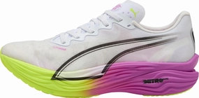 Anti   Odor Memory Foam Lining Puma Deviate Nitro Elite 3 Mens Running Shoes - White