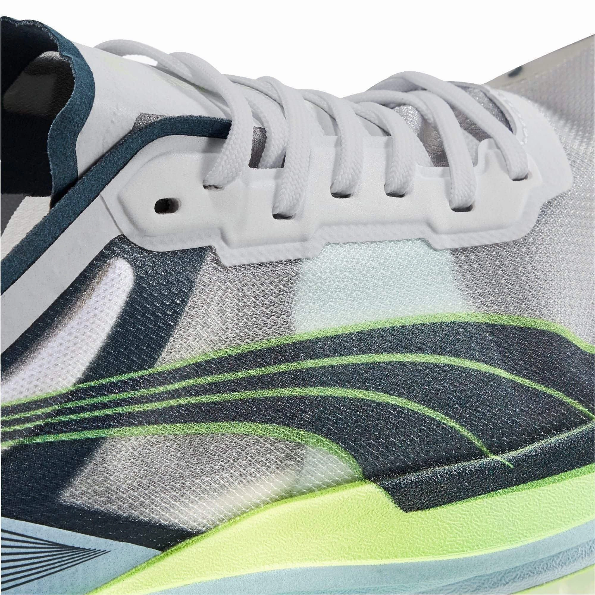 Heat Sealed Seams fluorescent Puma Deviate Nitro Elite Racer Mens Running Shoes - White