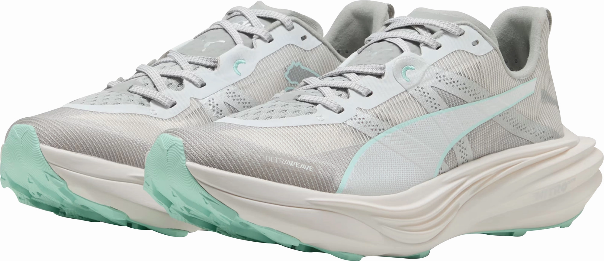 Puma Deviate Nitro Elite Womens Trail Running Shoes - Grey Rolling Motion Guide