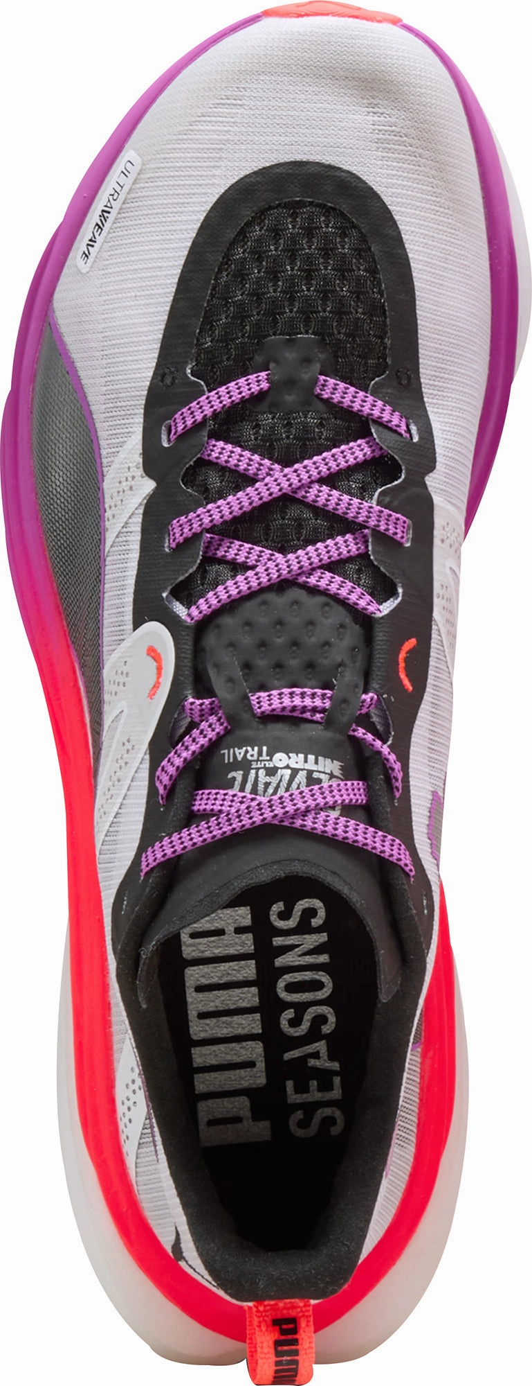 Orthopedic Friendly Design Puma Deviate Nitro Elite Womens Trail Running Shoes - White