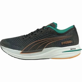 Puma Deviate Nitro WTR Mens Running Shoes - Black classic style shoes mesh upper breathability