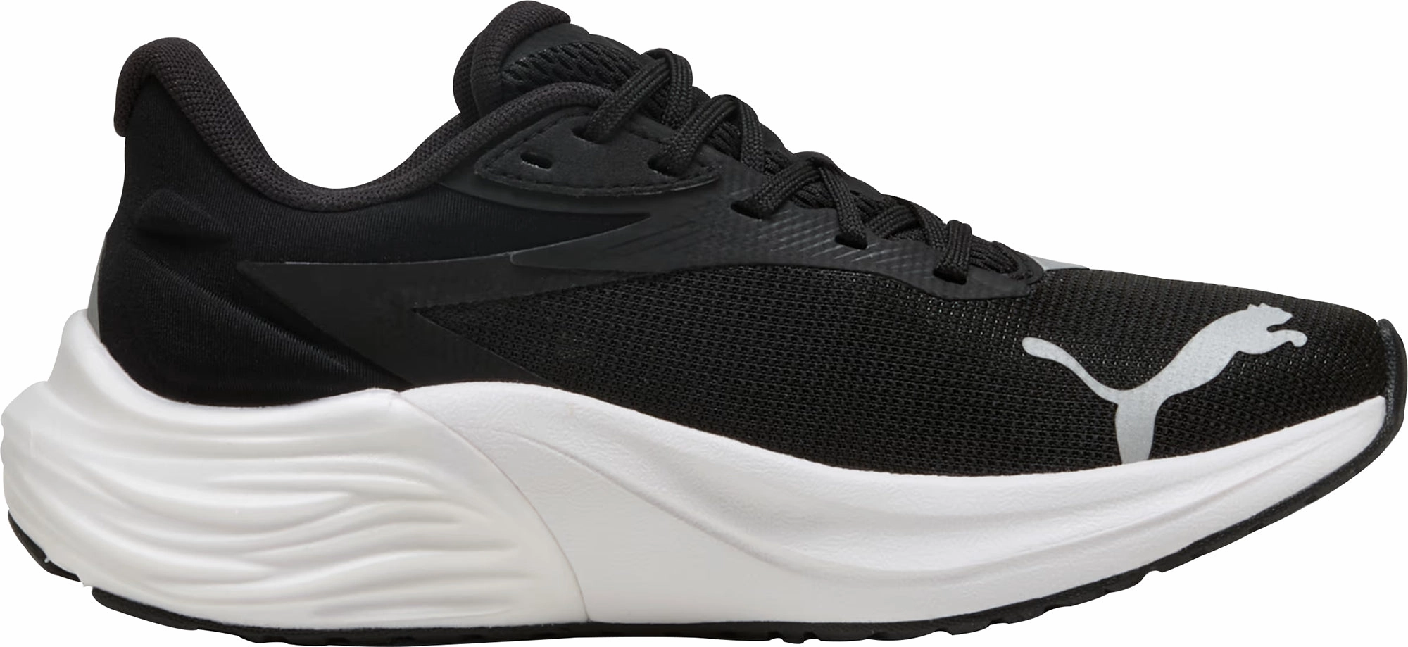 Impact Diffusion Technology Stitchless Design Puma Electrify Nitro 4 Junior Running Shoes - Black