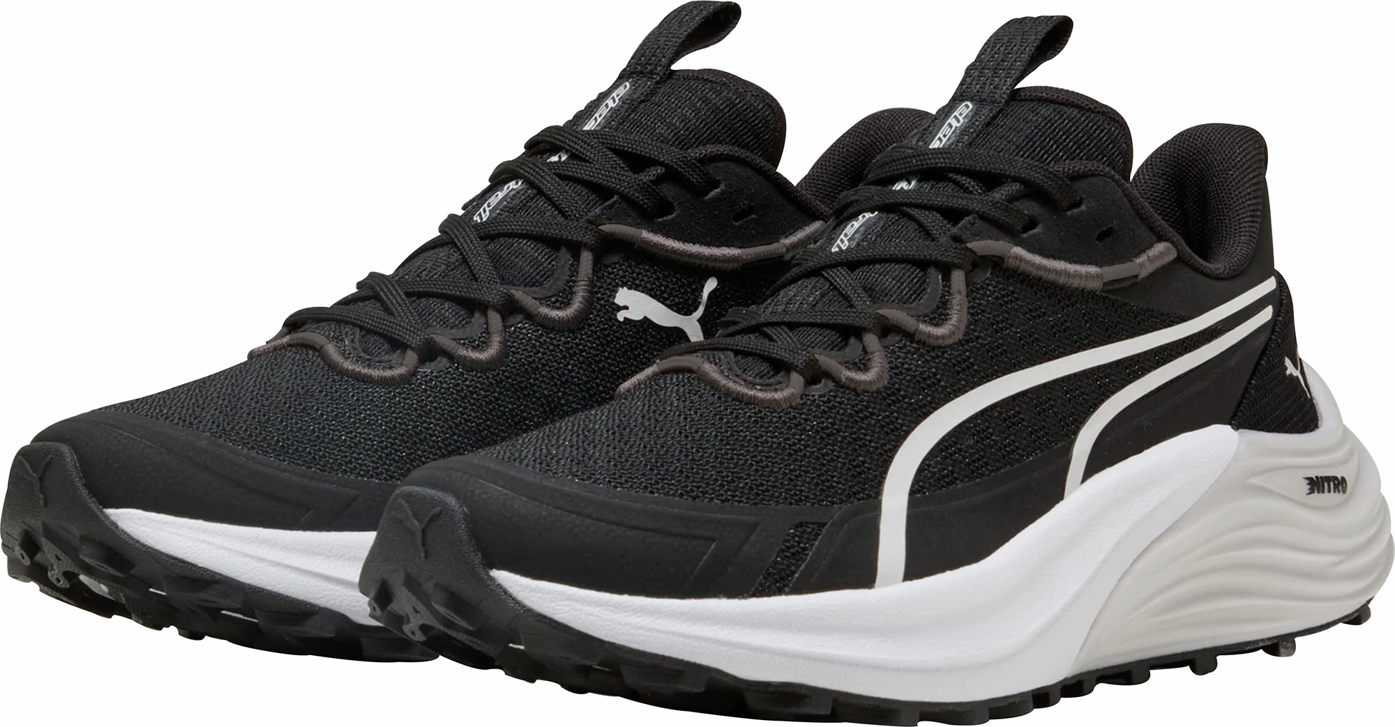 Puma Electrify Nitro 4 Womens Trail Running Shoes - Black all - purpose use shoes Ultra Rebound Foam