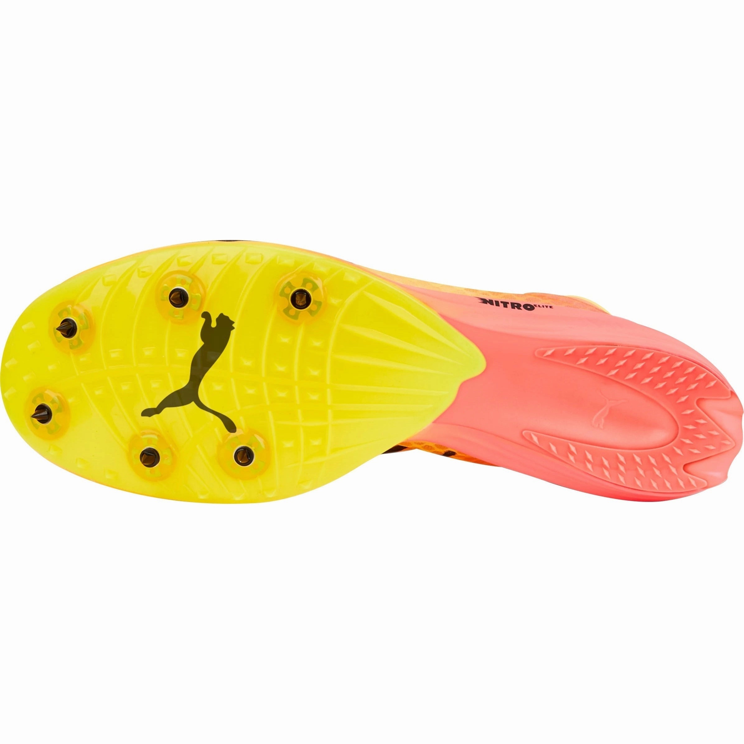 Midfield Sprint Active Performance Puma evoSpeed Distance Nitro Elite   2 Running Spikes - Orange