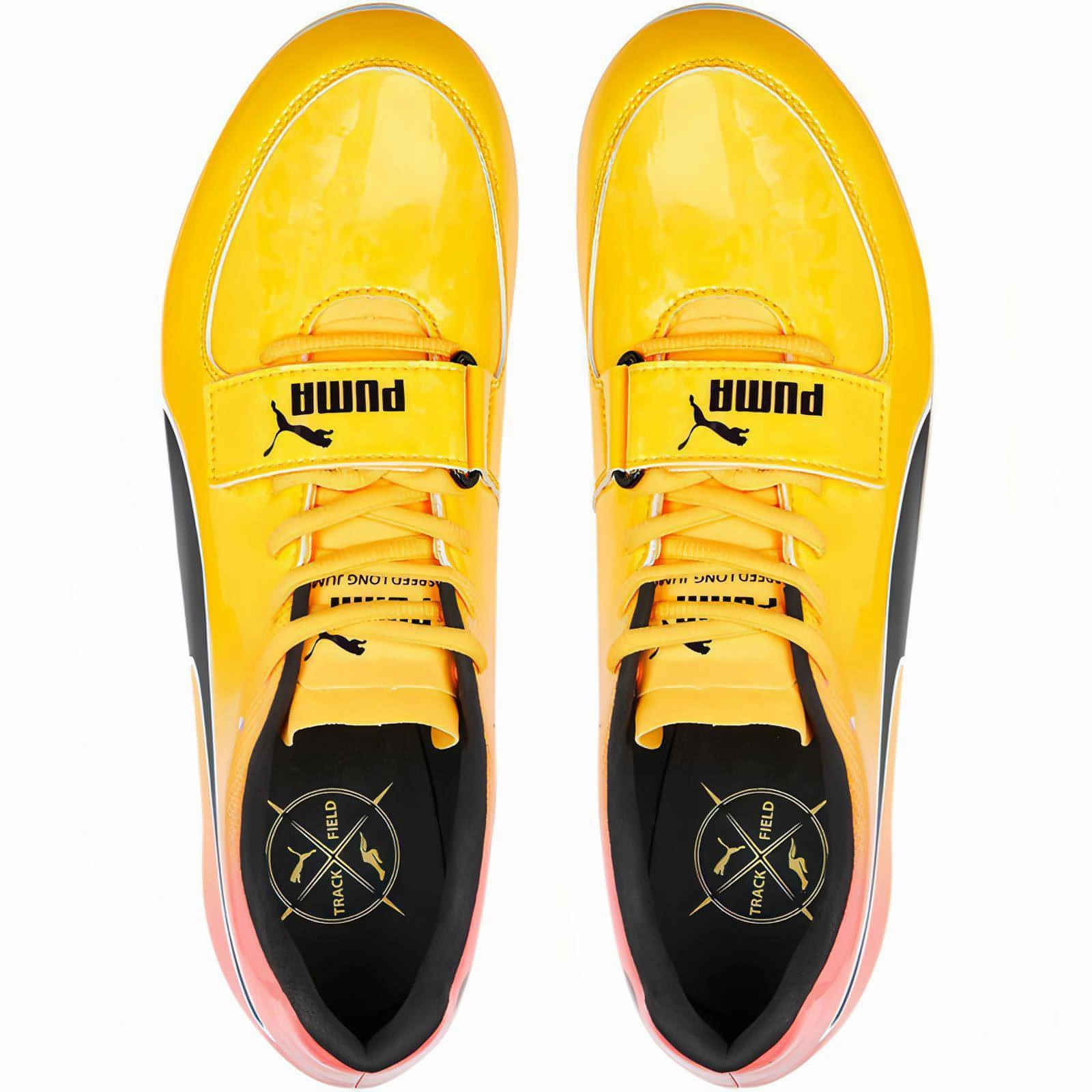 Light   Weight Design Soft Landing Puma evoSpeed Long Jump 10 Field Event Spikes - Orange