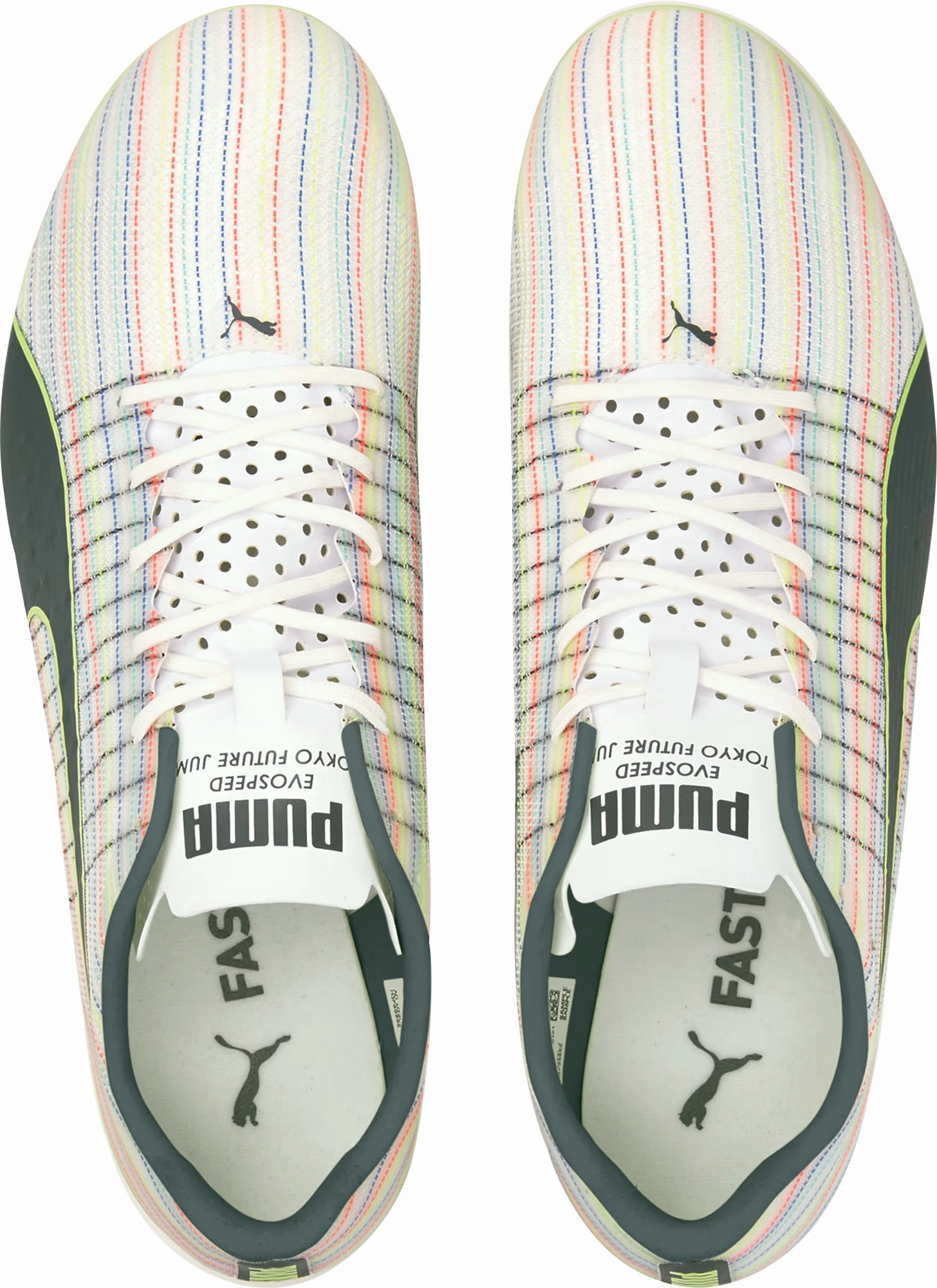 Puma evoSpeed Tokyo Future 3 Jump Field Event Spikes - White Compression Midsole