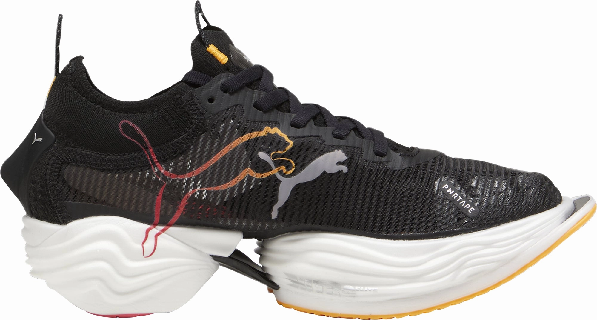 Puma Fast-R Nitro Elite 2 Mens Running Shoes - Black Multi Surface Traction shock - dispersion - technology shoes