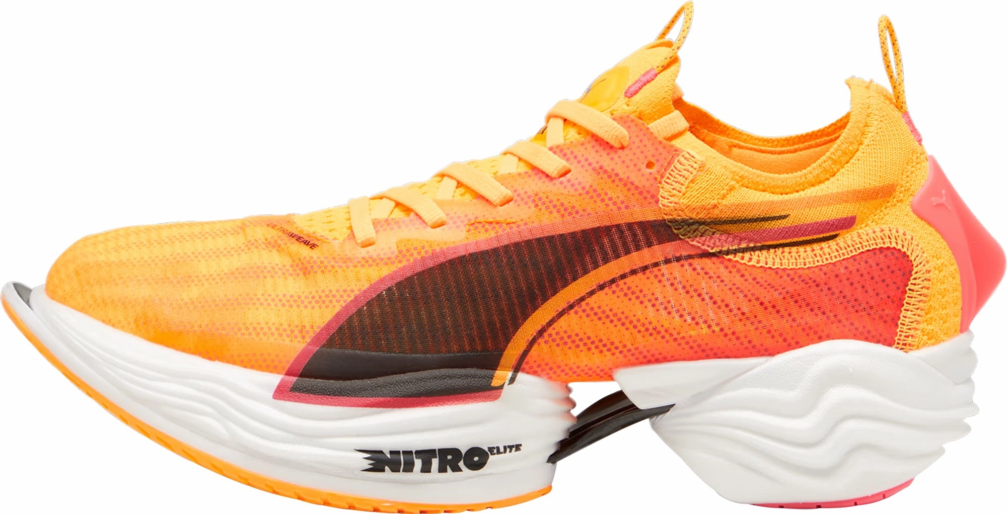 Thermo Regulating Materials Multi Surface Puma Fast-R Nitro Elite 2 Mens Running Shoes - Orange