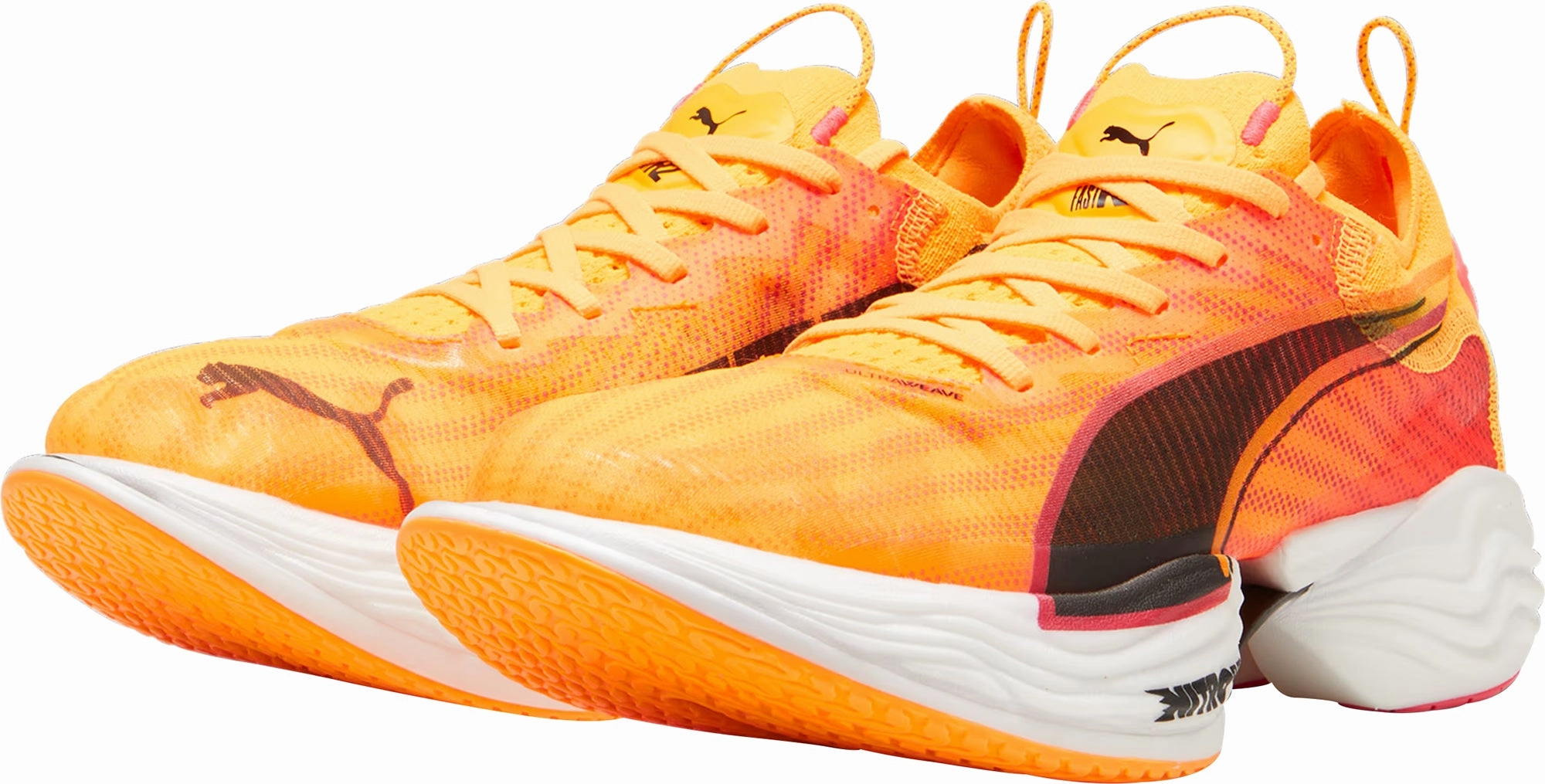 Puma Fast-R Nitro Elite 2 Mens Running Shoes - Orange vented shoes